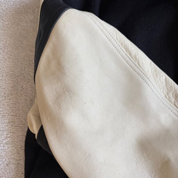 Rare Vintage 90s 'Motown Cafe' Las Vegas Leather Varsity Jacket Iconic - Picture 11 of 13